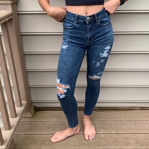 High waisted American eagle skinny jean
